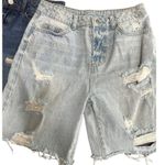 No Boundaries  Bermuda Shorts Junior Size 5 Distressed Cut Off Denim Bundle Photo 1
