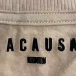 Lacausa NWT  Anthro cream/white tie dye Crewneck sweatshirt size M Photo 5