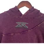 Purple Maroon Hoodie Sweatshirt Skater Distressed Y2K Grunge Large Indie Photo 1