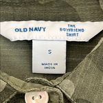 Old Navy Green Camo Button Down Shirt Photo 1