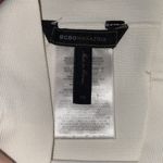 BCBG Maxazria white ribbed “Sanya” flounce trumpet skirt Photo 2