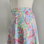 Coldwater Creek Y2K  Colorful Pastel Floral A-Line Mini Skirt Vintage Medium Photo 2