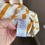 Mix by 41 Hawthrone Cream & Mustard Yellow Open Striped Cardigan Sz M Size M Photo 3