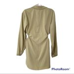 Nasty Gal NWT Missing in Action Cut-Out Shirt Dress Size 6 Photo 5