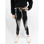 Vervet Haylie High Rise Skinny Ankle Black Gray Tie Dye Jeans Size 29 NWT Photo 8