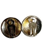 St. John Vintage  Couture Lion Crest Clip-On Earrings Photo 5