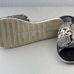 Sorel Ella II Block Slide Sandal Snakeskin Print Leather Women Size 8.5 EUR 39.5 Photo 2