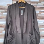 James Perse Open Front Tuxedo Jacket Blazer WEL2923 Size 3 (L) Photo 0
