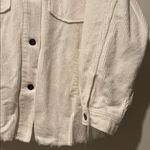 ZARA  Cream Corduroy Shacket Photo 5