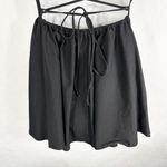 ASOS Design Size 0 Dress Mini Lace Up Back Solid Black Spaghetti Strap 501 Photo 13