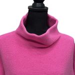 Free People Women's Small Ottoman Slouchy Tunic Cowl Neck Sweater in Hot Pink Photo 1