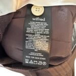 Wilfred  x Aritzia - The Effortless Pant Plaid Trouser Brown Taupe Sz 2 Photo 6