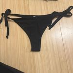 NWT Hope Gypsy Ruffle Bikini Set (XS top S bottom Black Photo 4