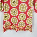 BODEN Ibiza Floral 100% Cotton Ribbon Trim Shift Dress‎ Size 10 Cottage Medium Pink Photo 7