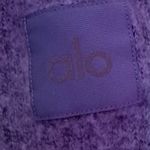 Alo Yoga •  Wool Cashmere New Class Wide Leg Pants Heathered winterberry blue XS Photo 3