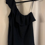 Mossimo Supply Co Mossimo Black One-Shoulder Top Photo 0