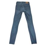 Madewell Distressed Black Washed 9” High-rise Skinny Jeans Photo 3