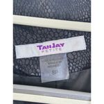 Tanjay Jacket Size 8P Black Velvet Burnout Snake Print Whimsigoth Stevie Nicks Photo 8