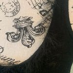 Olivia Moon  Black Tank Sleeveless Top with Feathery Fringe Women’s Small Medium Photo 2