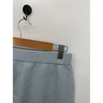St. John  Collection Knit Mini Skirt Women Size 8 Sky Blue Short Stretch Pull On Photo 2