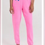 Aviator Nation New  Logo Sweatpants Pink Small brand new never worn Photo 0