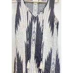 Cynthia Rowley Blue/white 100% Womens Linen Dress - Size 4 Photo 1