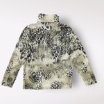 Misook Vintage Y2K Green Leopard Print Jacket Size S Photo 2