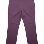 Talbots Petites Newport Collection Burgundy Straight Leg Ankle Pants Size 10P # Photo 0