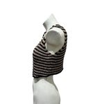 Nectar Clothing Womens Stripe Knit Sweater Vest Multicolor Size M Cropped Photo 6