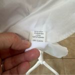 Bailey 44 Phoebe White Button-Down Mini Dress with pockets cotton elastic waist Photo 5