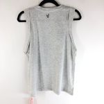 MINKPINK Move Womens Muscle Tee Top Hustle Muscle Success Sleeveless Gray S Photo 1