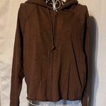 PINK - Victoria's Secret  Brown Hoodie Cardigan Photo 2