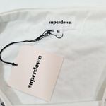 superdown Erin Mini Skirt in Silver Medium Photo 5