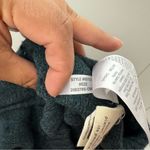 Madewell  Womens Sweater  Green Floral Embroidered Crew Neck Merino Wool Size S Photo 3