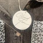 Cloud Ten Boutique cloud 10 Denim leopard Jacket Photo 3