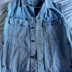 Denim Oversized Vest Size L Photo 2