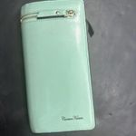 Curewe Kerien Large Bifold Blue Quiet Luxury Minimalist Zipper Clutch Wallet Photo 1