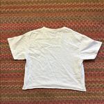 BUDWEISER BEER PATRIOTIC JUNK FOOD GRAPHIC CROP TEE White Size XS Photo 4