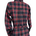 Brooks Brothers NWT Red Plaid Shirt Dress Belted Flannel Heritage Classic Sz 4 Photo 5