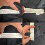 ZARA Jacquard Navy Blue Floral Double Breasted Long Silky Blazer Size Medium Photo 14