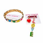 Betsey Johnson  Hearts Bracelet, Gold Tone Photo 3