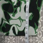 ZARA NWT One Shoulder Abstract Top Green/Black/White Size Medium Photo 8