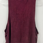 Spiritual Gangster Women's Sportswear Top Tank Sleeveless Burgundy Size XS-S Photo 0