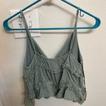 PaperMoon Green Ruffle Crop Cami Photo 3