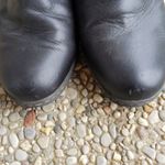 B.O.C Slip Ons Black Leather Upper Slip On Heels Photo 7