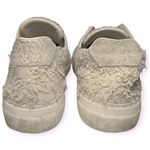 Helmut Lang Women’s Size 38 8 Ivory Cream Brushed Scuffed Up Suede Sneakers Photo 5