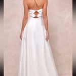 Lulus  Strapless White Wedding Gown Photo 1