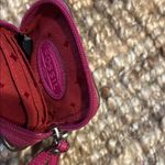 Fossil Red/Pink Embossed Leather Wristlet Photo 3