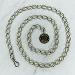 Gold Tone George Washington Coin Chain Link Belt Small (S) ✨ Photo 0