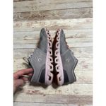 On Running Shoes On Cloud Lace Up Athletic Sneakers Women's Size 8.5 Gray Orange Photo 5